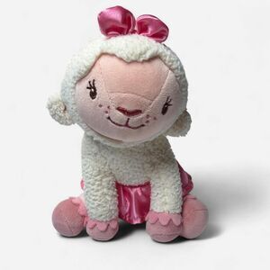 Disney Jr. Doc McStuffins Lambie 7" Plush Pink Tutu Balletcore Kidcore